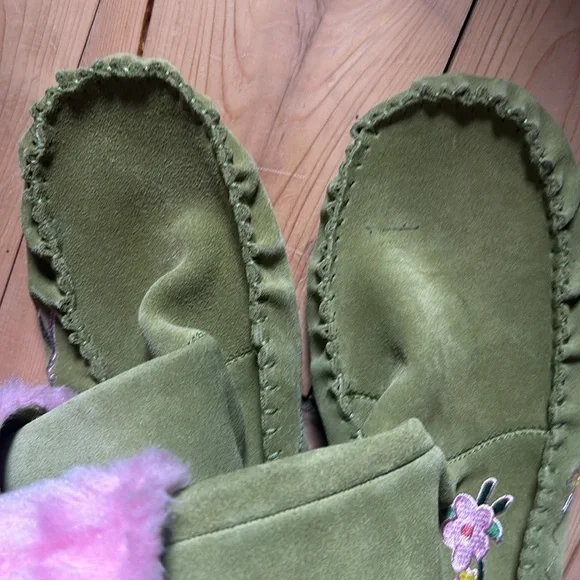 Naughty Monkey Boots/Pink & Green/Size 9.5/ New-No tags - Picture 10 of 11